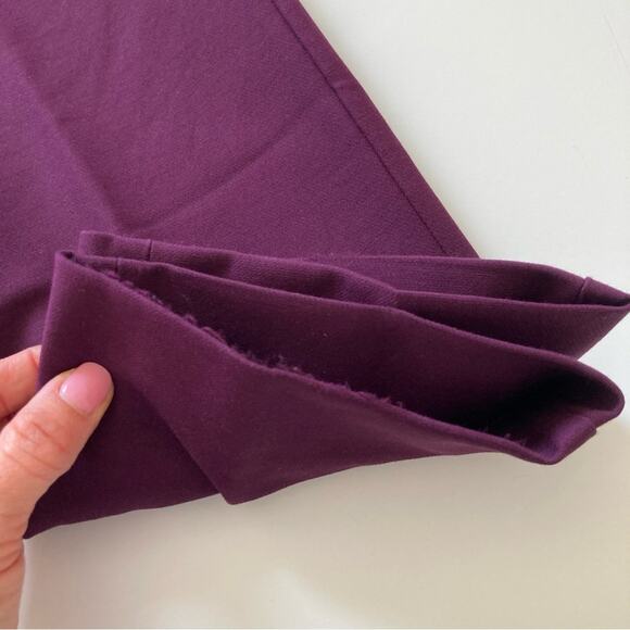 White House Black Market Slim Ankle Pants Purple Women's Size 4 - Picture 10 of 10